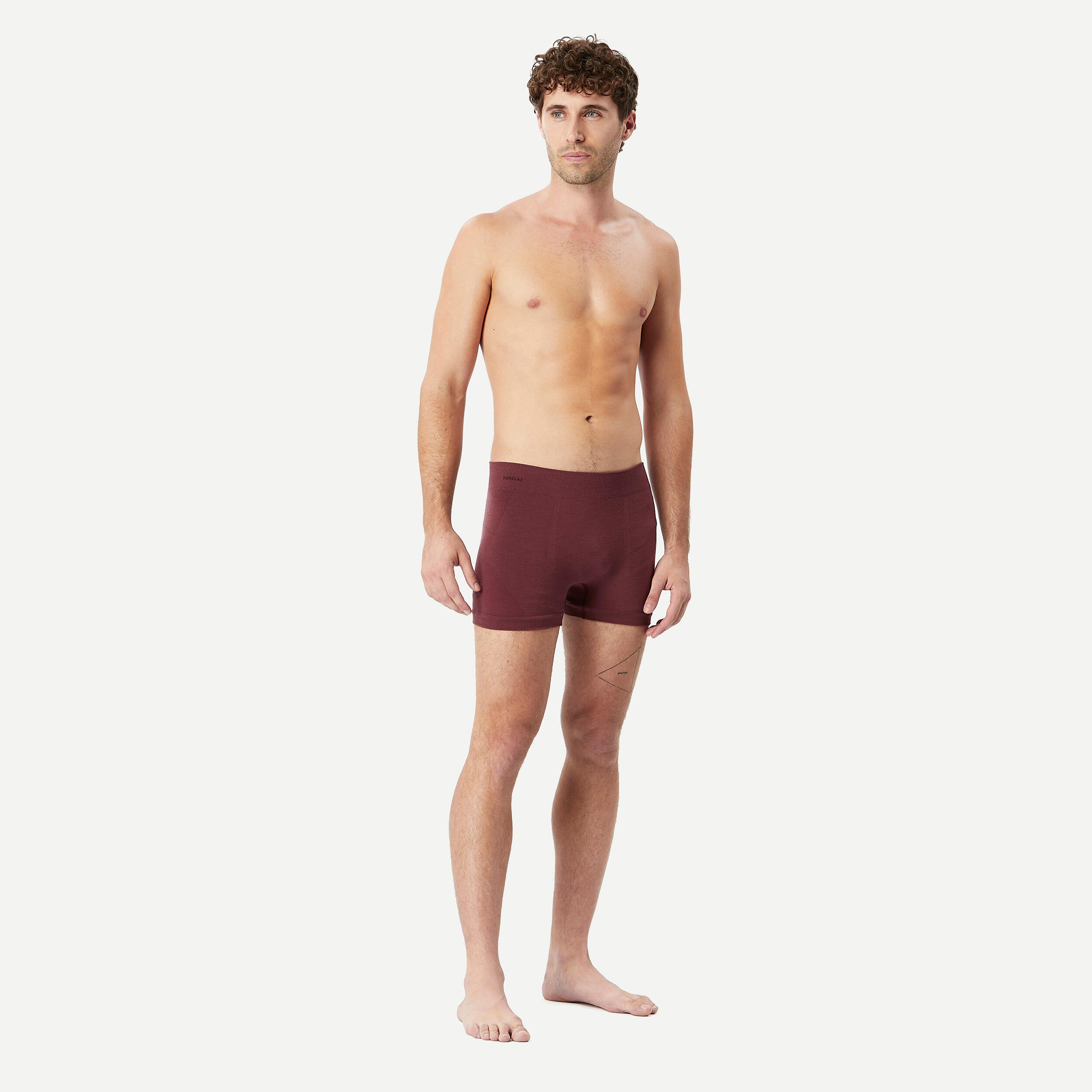 Boxershort Herren Merinowolle Trekking - MT900 2/4