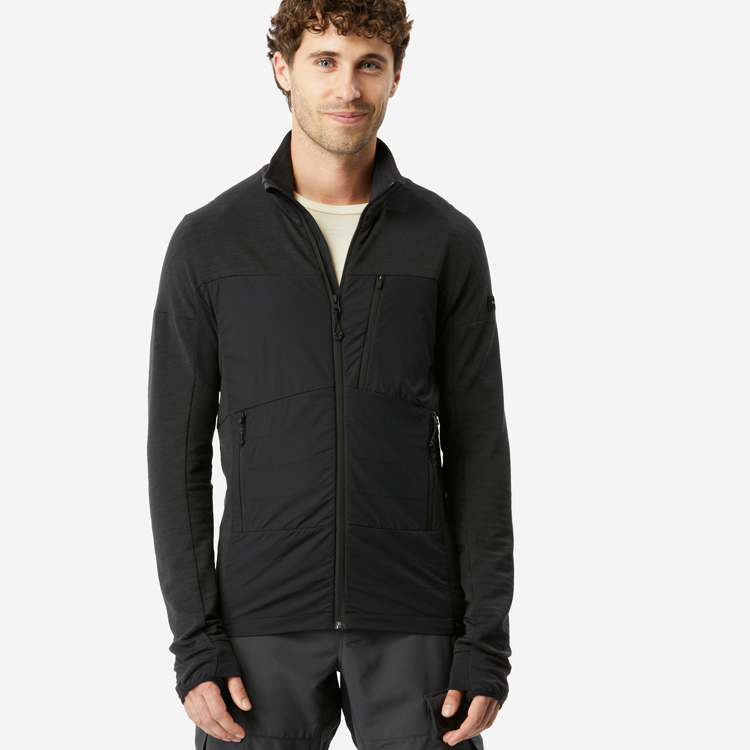 Veste Homme Scappino Laine Mérinos - Marine - Taille S - Fermeture Zip - Occasion