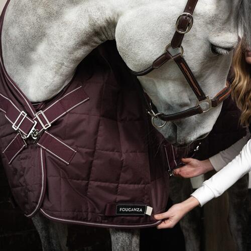 Couverture équitation écurie 50g Cheval et Poney - Combo 50 bordeaux