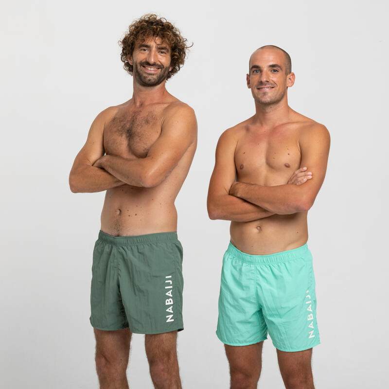 Costume boxer uomo 100 BASIC verde