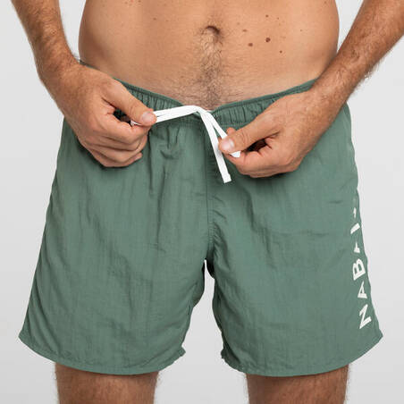 MEN'S SWIM SHORTS 100 KHAKI