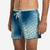 Short de natation Homme  100 Court  Camo bleu