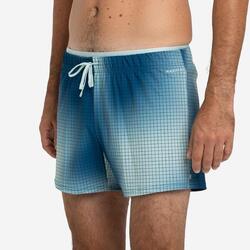 Short de natation Homme 100 Court Camo bleu