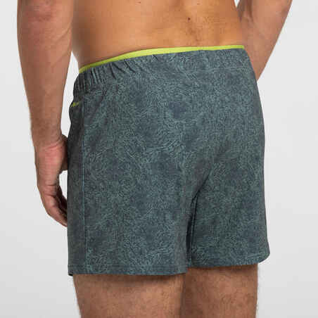 Men's short swimshorts 100 Tega khaki