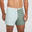 Short de natation Homme 100 Court Vert kaki