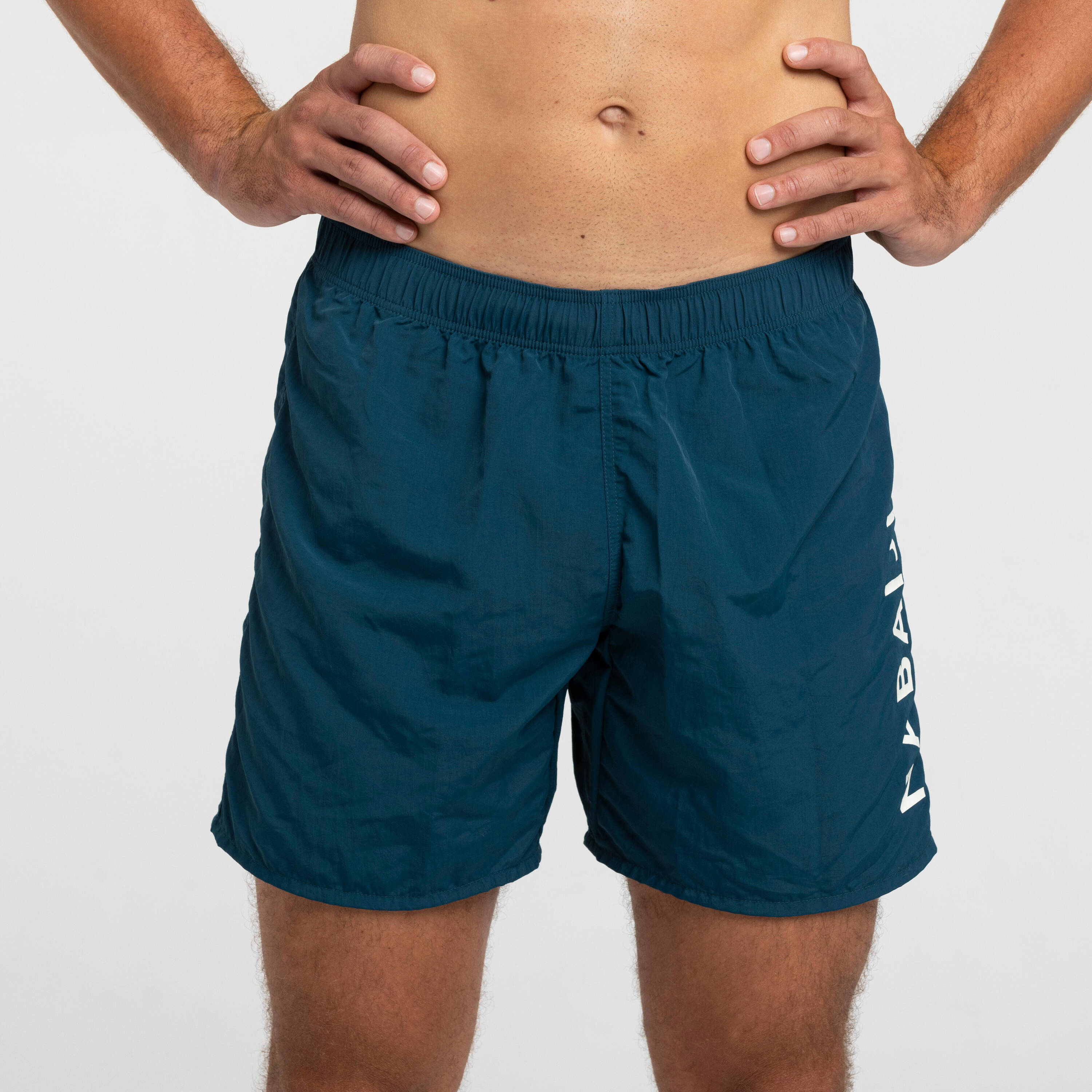Men's Swim Shorts 100 Quick-Dry & Stretchable Turquoise -  1