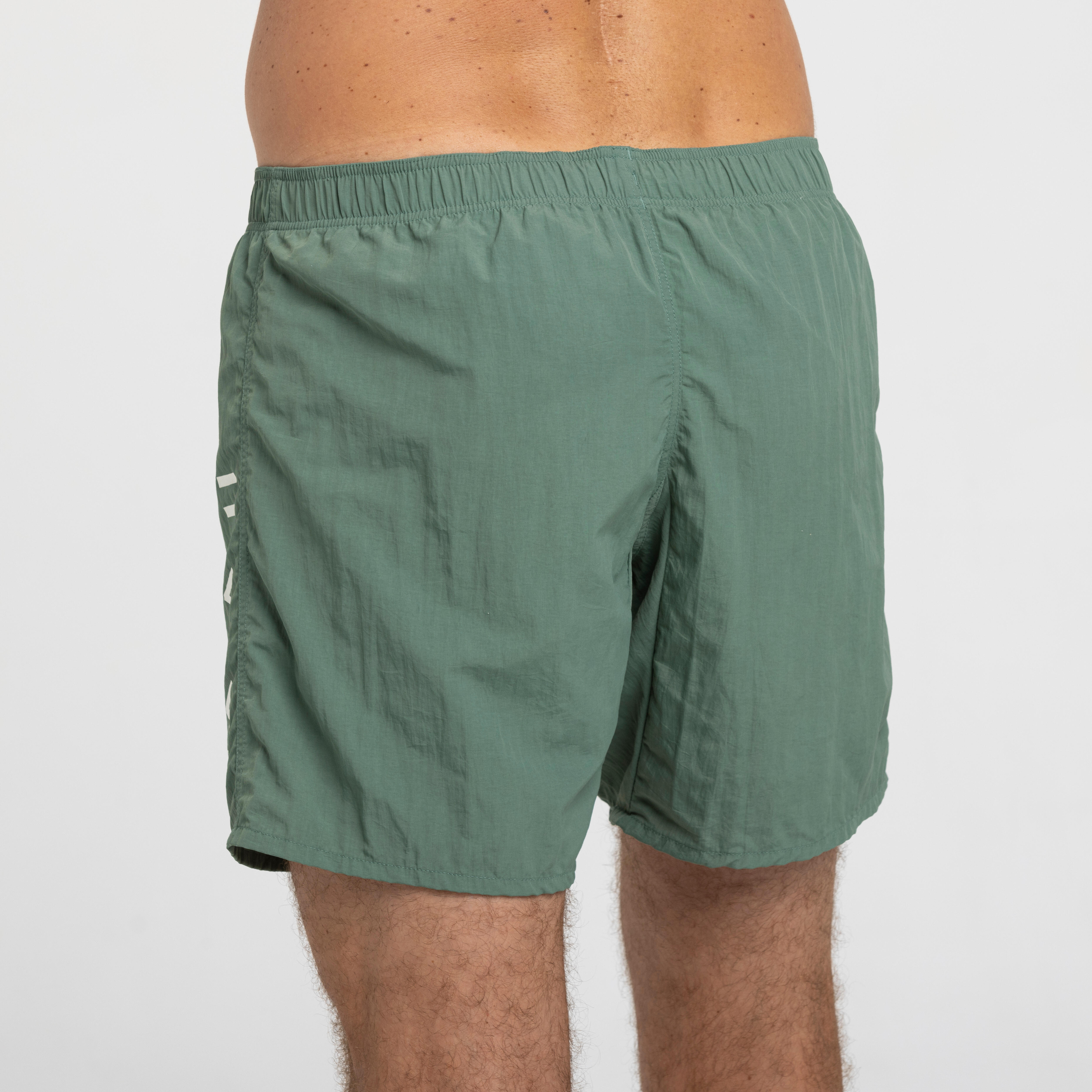 Men's Swim Shorts 100 Secure Fit & Stylish Green