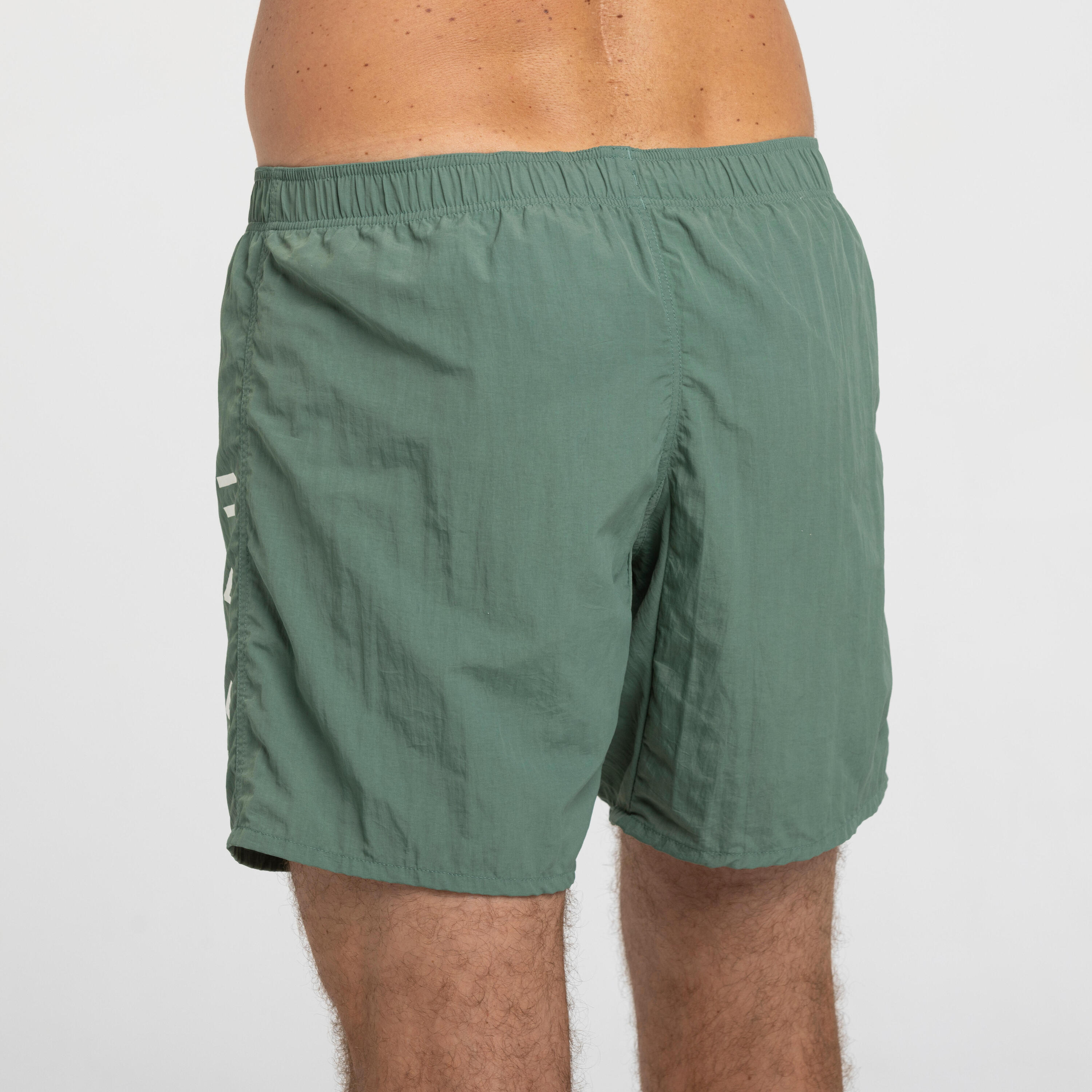 MEN'S SWIM SHORTS 100 KHAKI 4/6