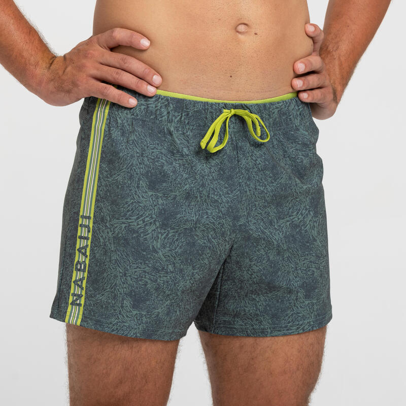 Costume piscina uomo SWIMSHORT 100 TEGA verde militare