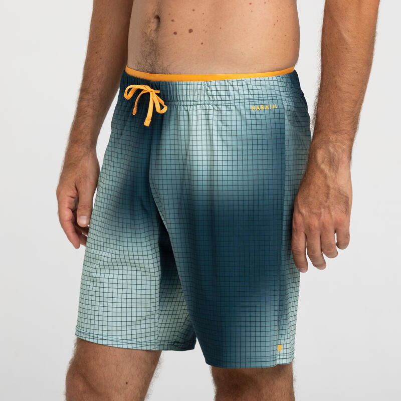 Schwimmshorts Herren - 100 Long Kmo grau 