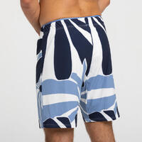 MAILLOT DE BAIN NATATION HOMME SWIMSHORT 100 LONG FLO BLEU