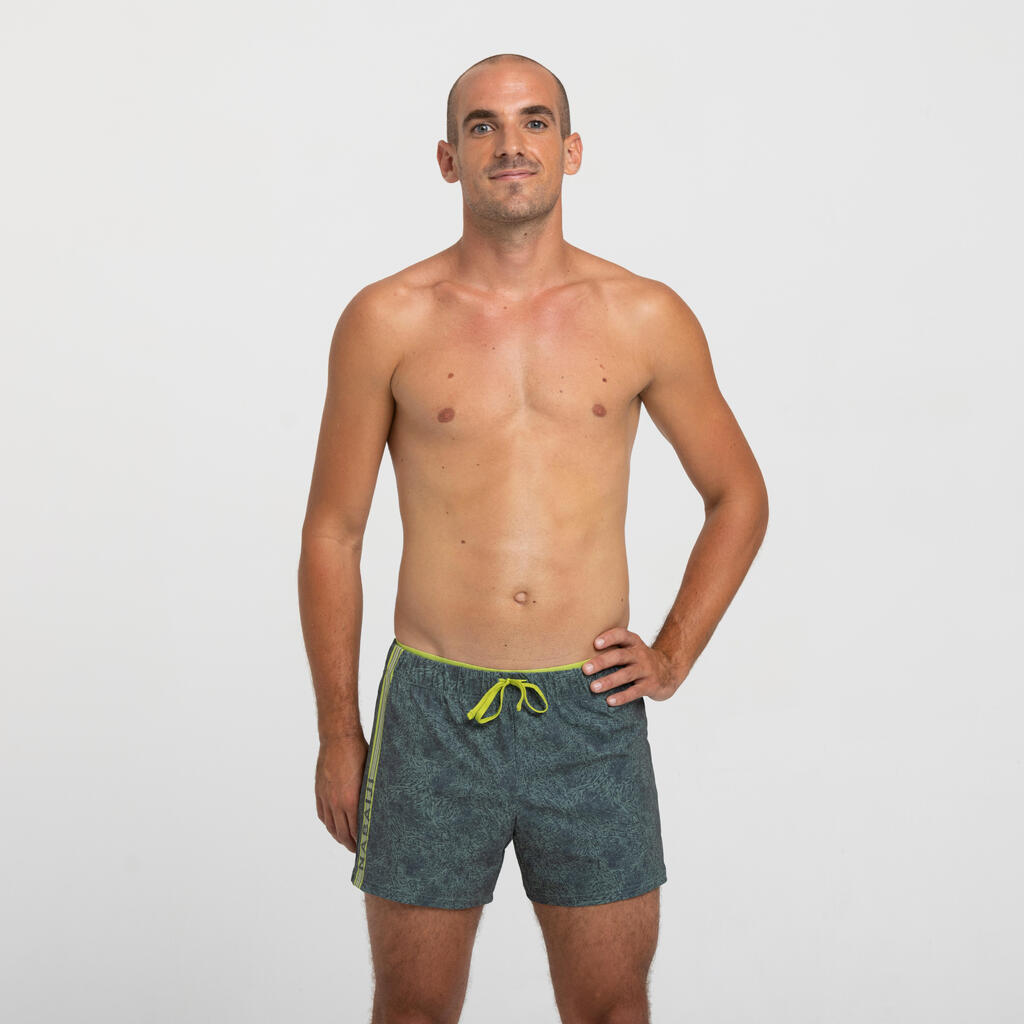 Men’s swimming short swim shorts - 100 cray khaki