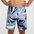 Men's Long Swim Shorts 100 Flo Quick-Dry & Stretchable Blue