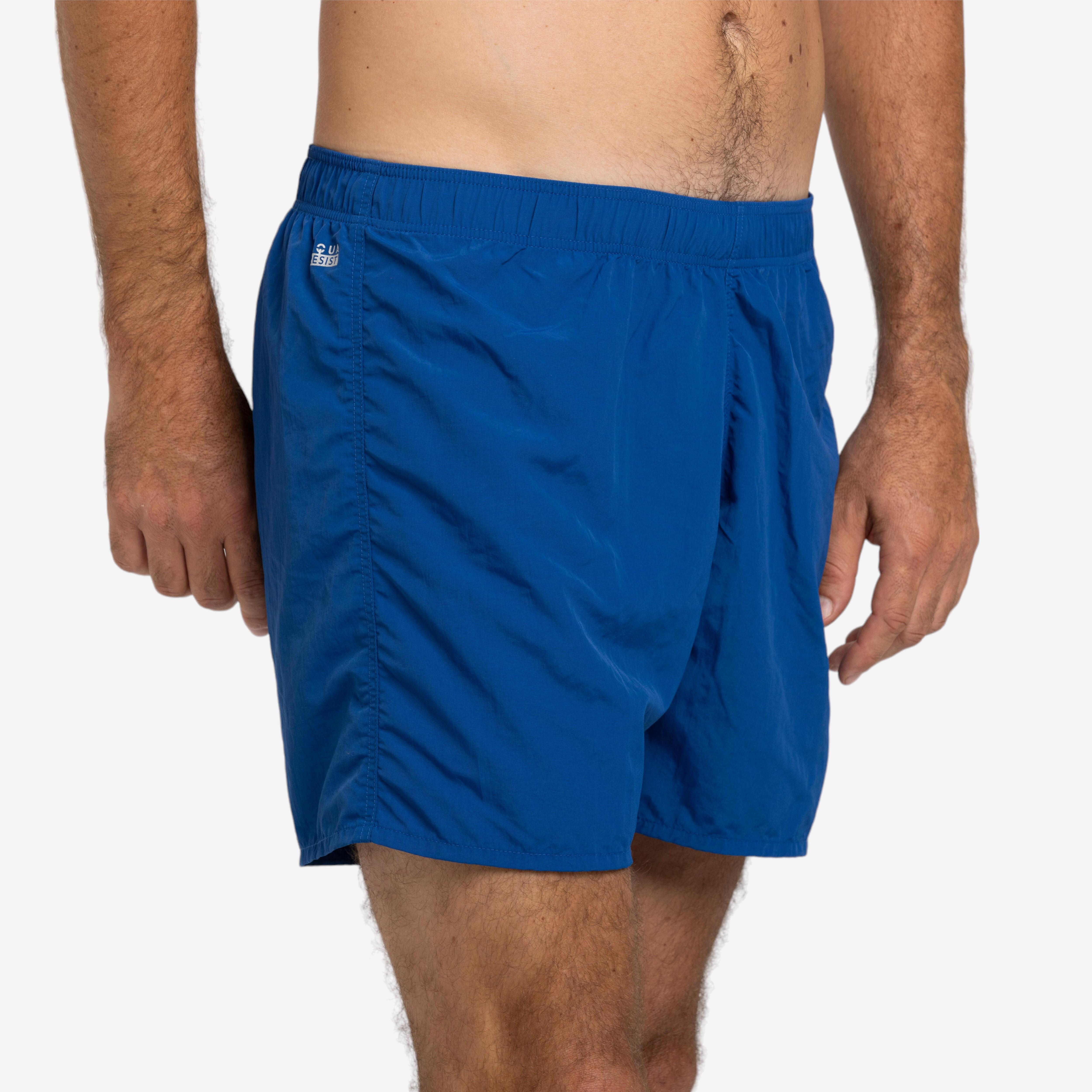 Short de natation homme 100 Noir Rouge Rubis Nabaiji Decathlon