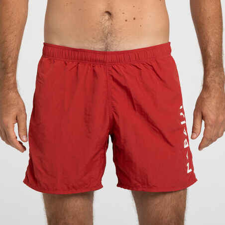 Kupaće kratke hlače 100 Basic muške crvene