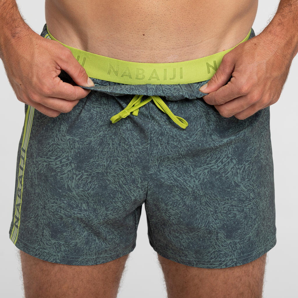 Men’s swimming short swim shorts - 100 cray khaki