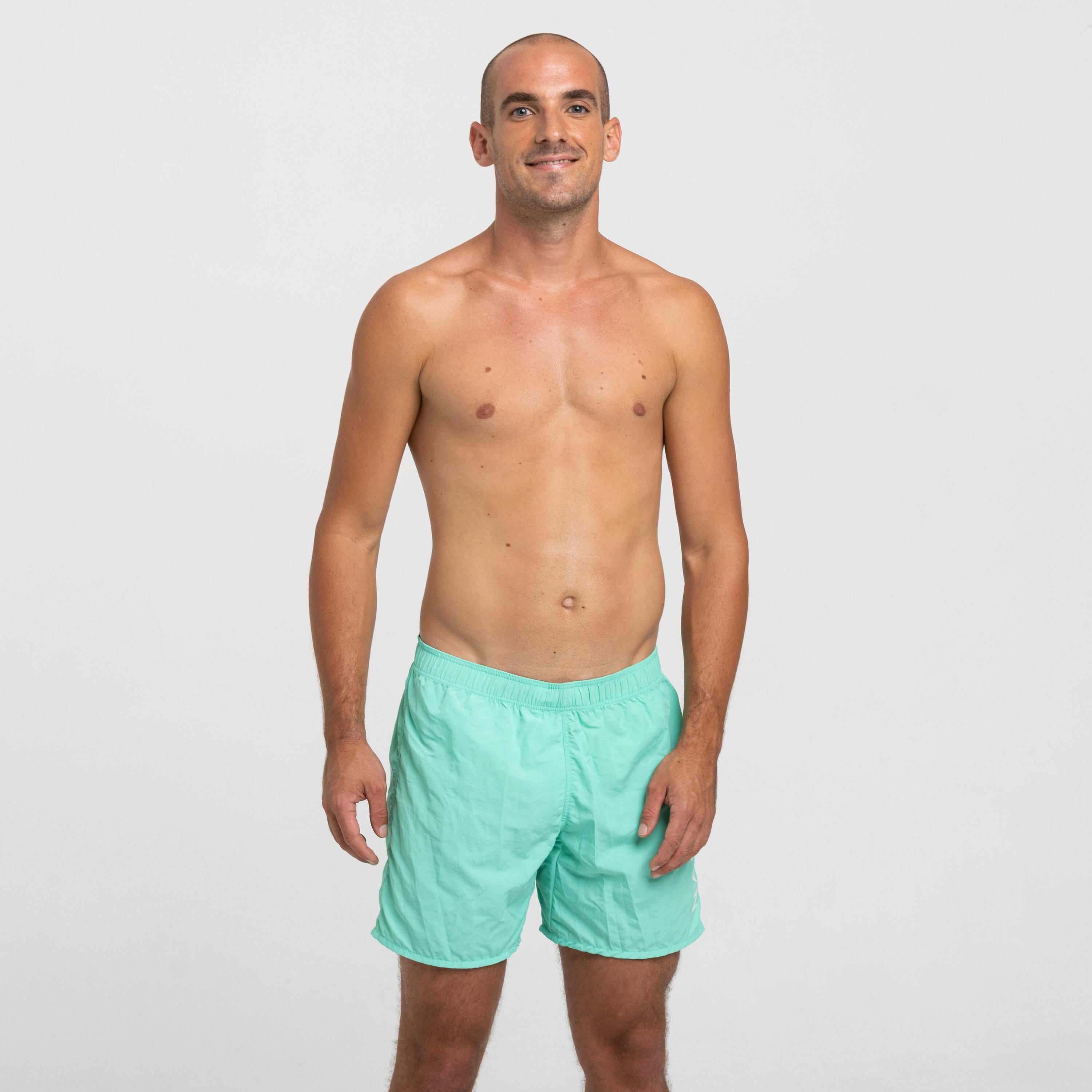 MEN'S SWIM SHORTS 100 GREEN 2/5