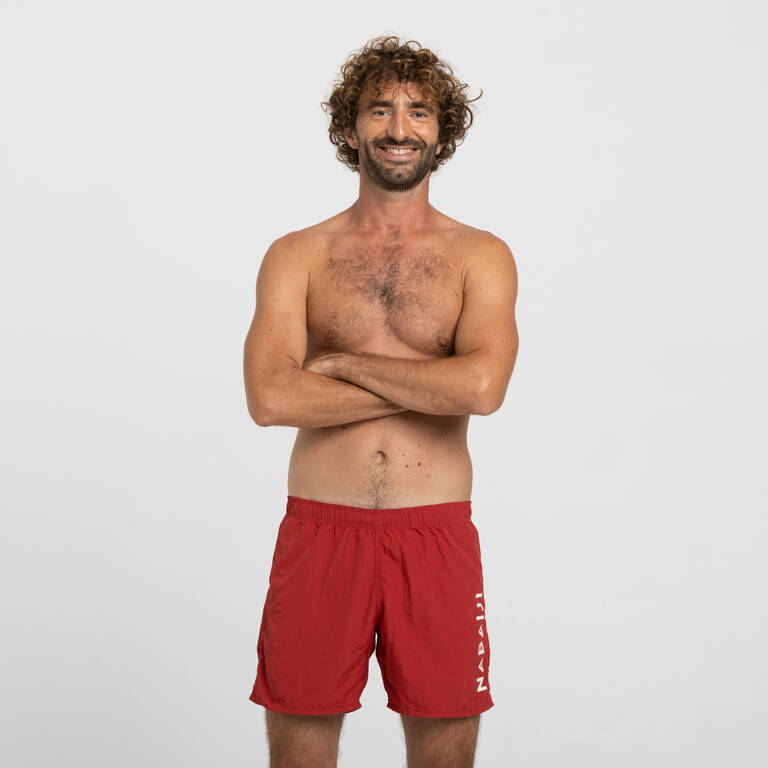 MEN'S SWIM SHORTS 100 - RED