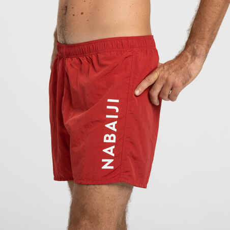 MEN'S SWIM SHORTS 100 - RED