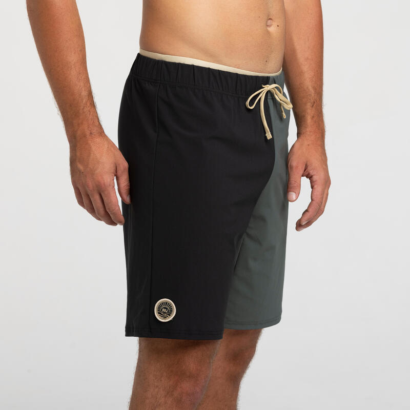 Ocean Plus Mujer Protección UV Negro Shorts hasta la Rodilla