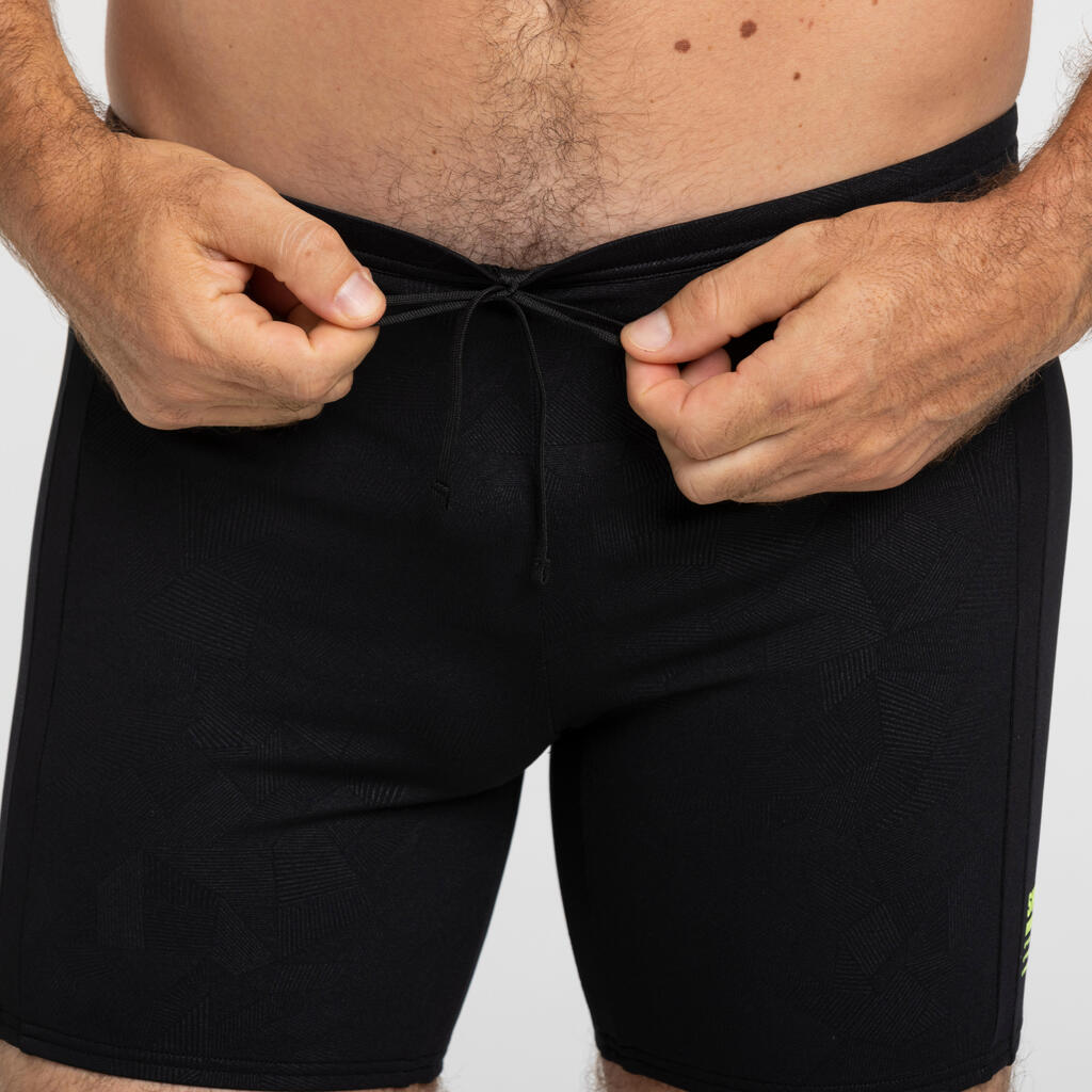 Swimming long boxers Yoko green black