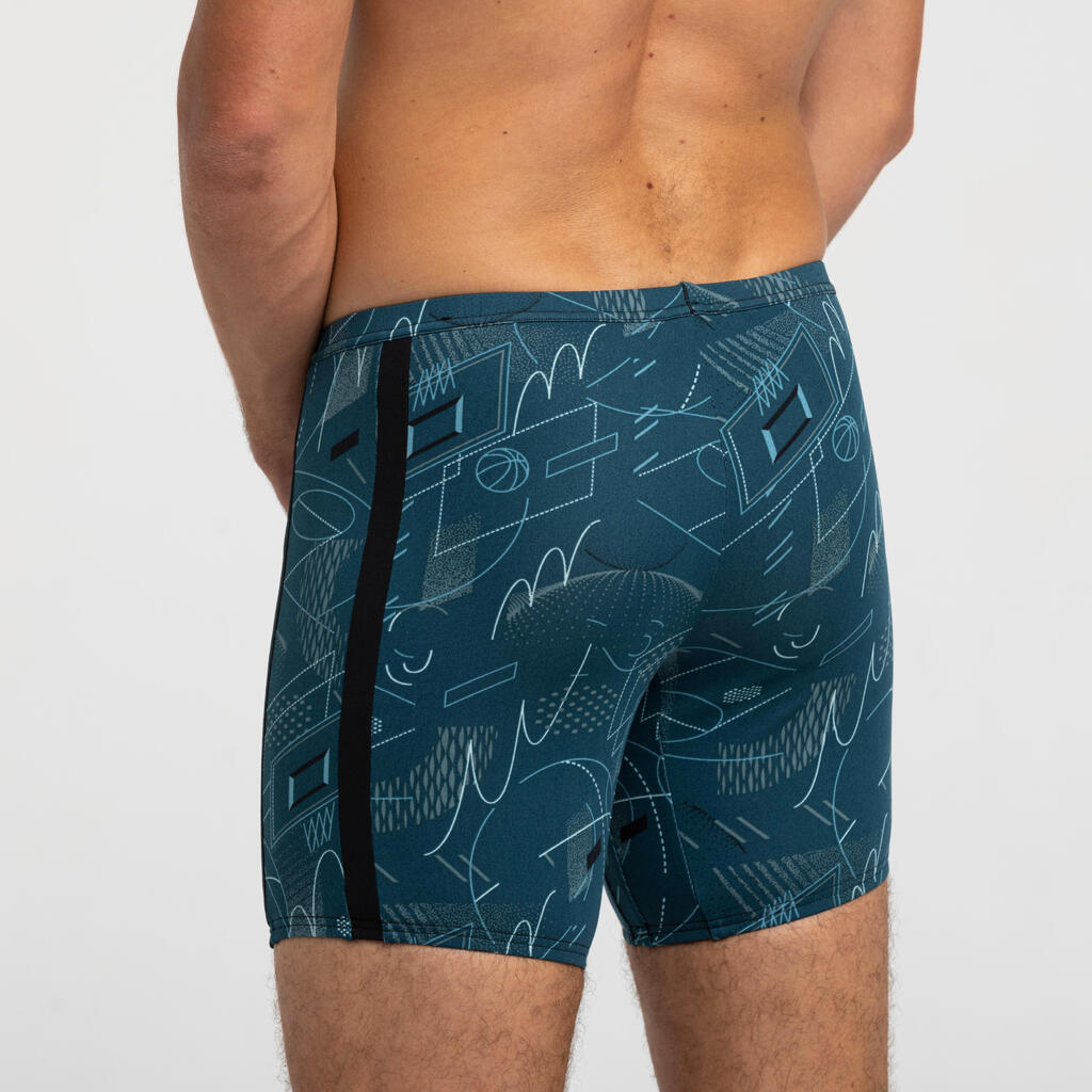 Swimming long boxers Yoko green black