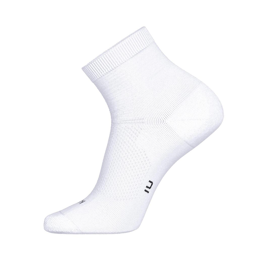 PACK OF 2 PAIRS OF RUN500 FINE CREW RUNNING SOCKS