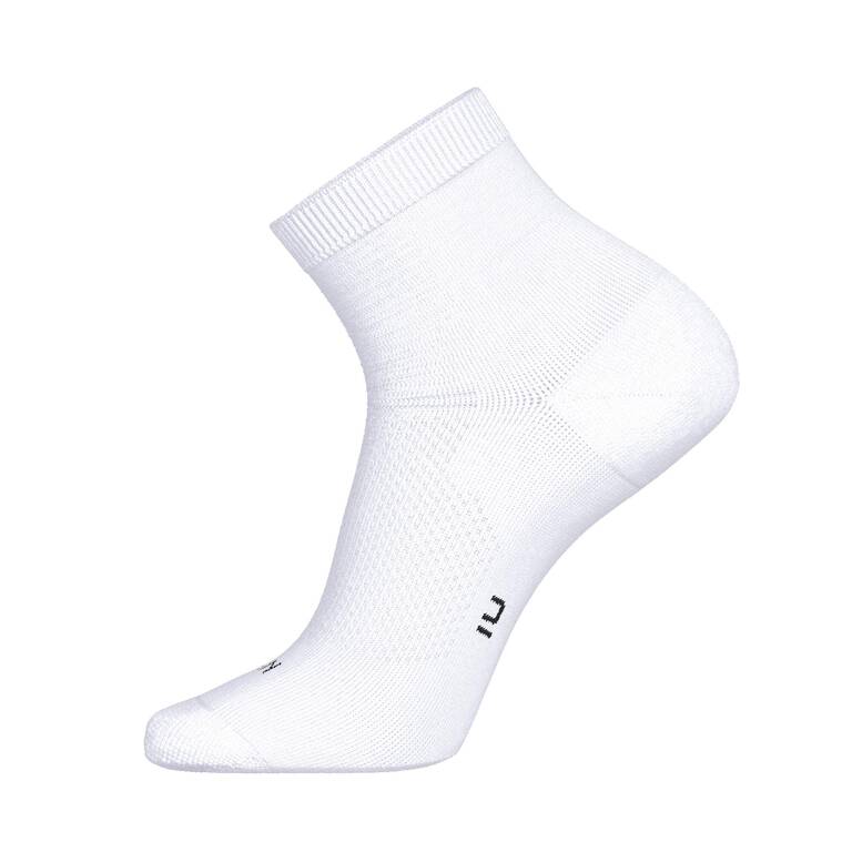 PACK OF 2 PAIRS OF RUN500 FINE CREW RUNNING SOCKS