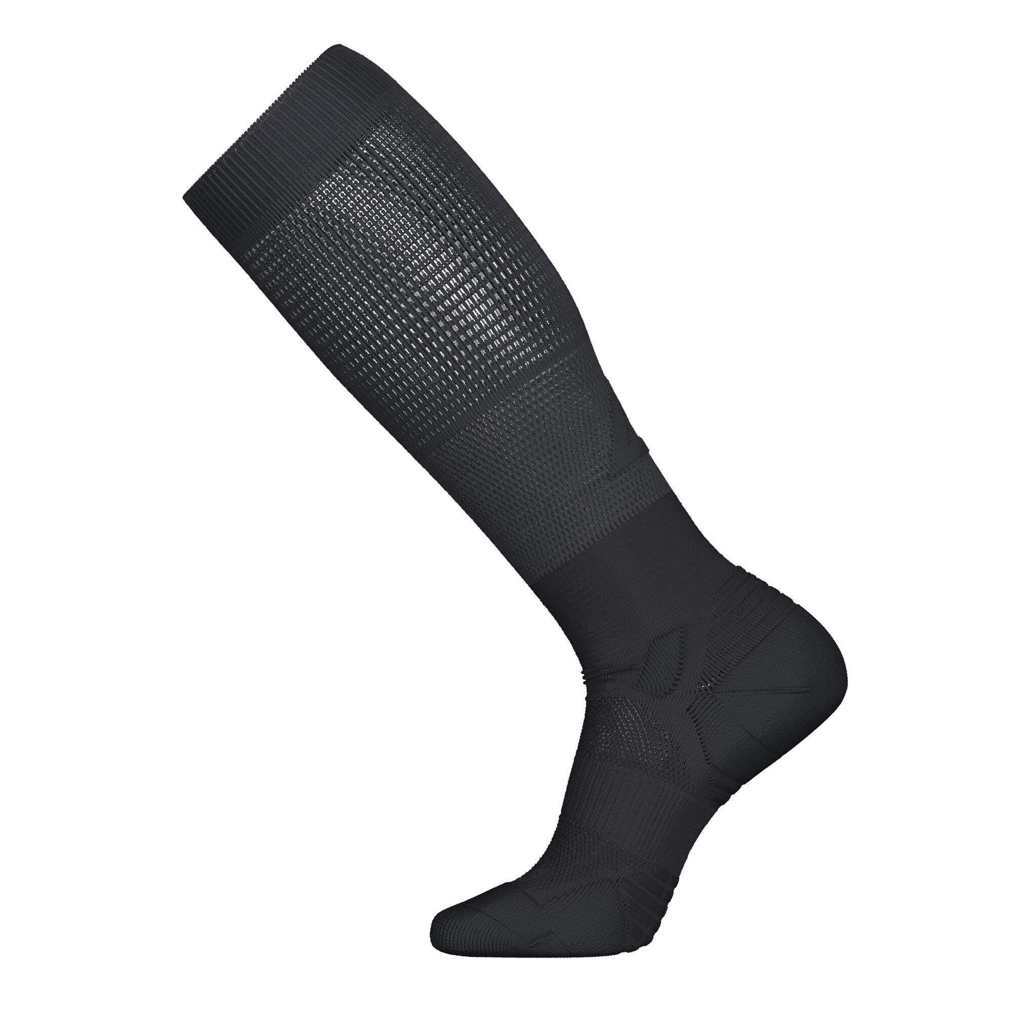 KIPRUN 500 Running compression socks - black