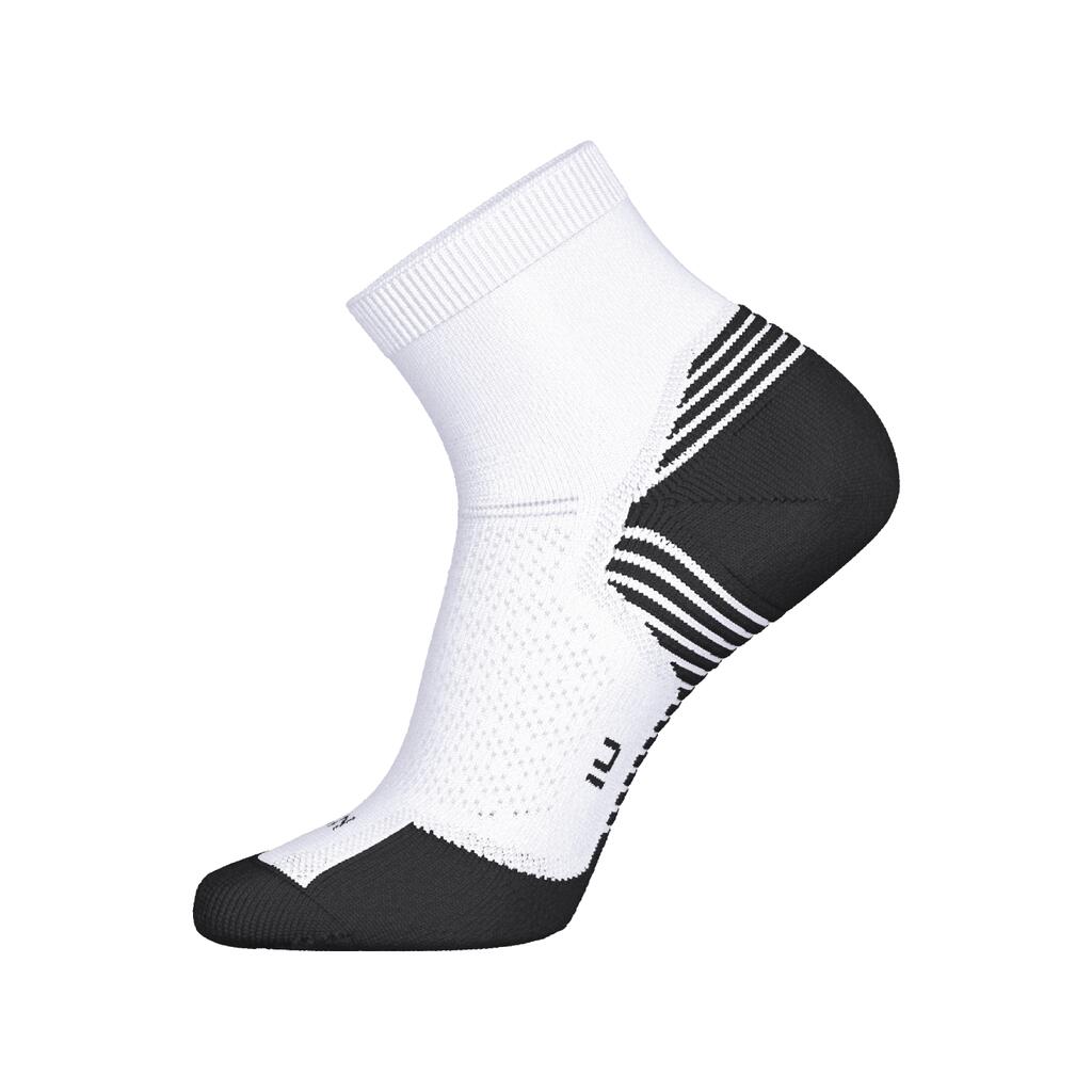 Lot de 2 paires de chaussettes de running run500 epaisses mid