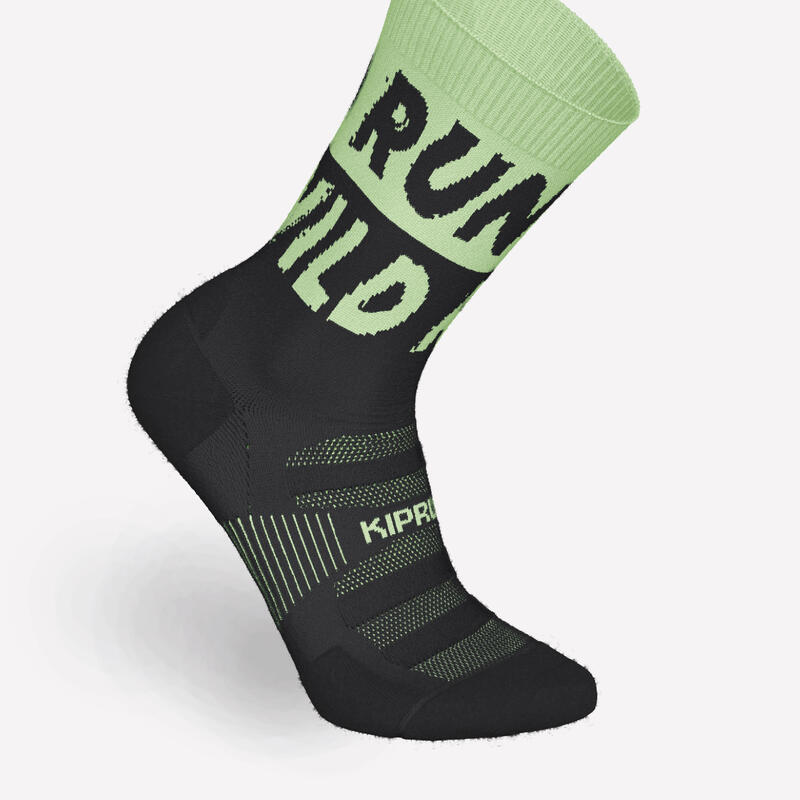 CHAUSSETTES DE RUNNING RUN900 EPAISSES MI-MOLLET