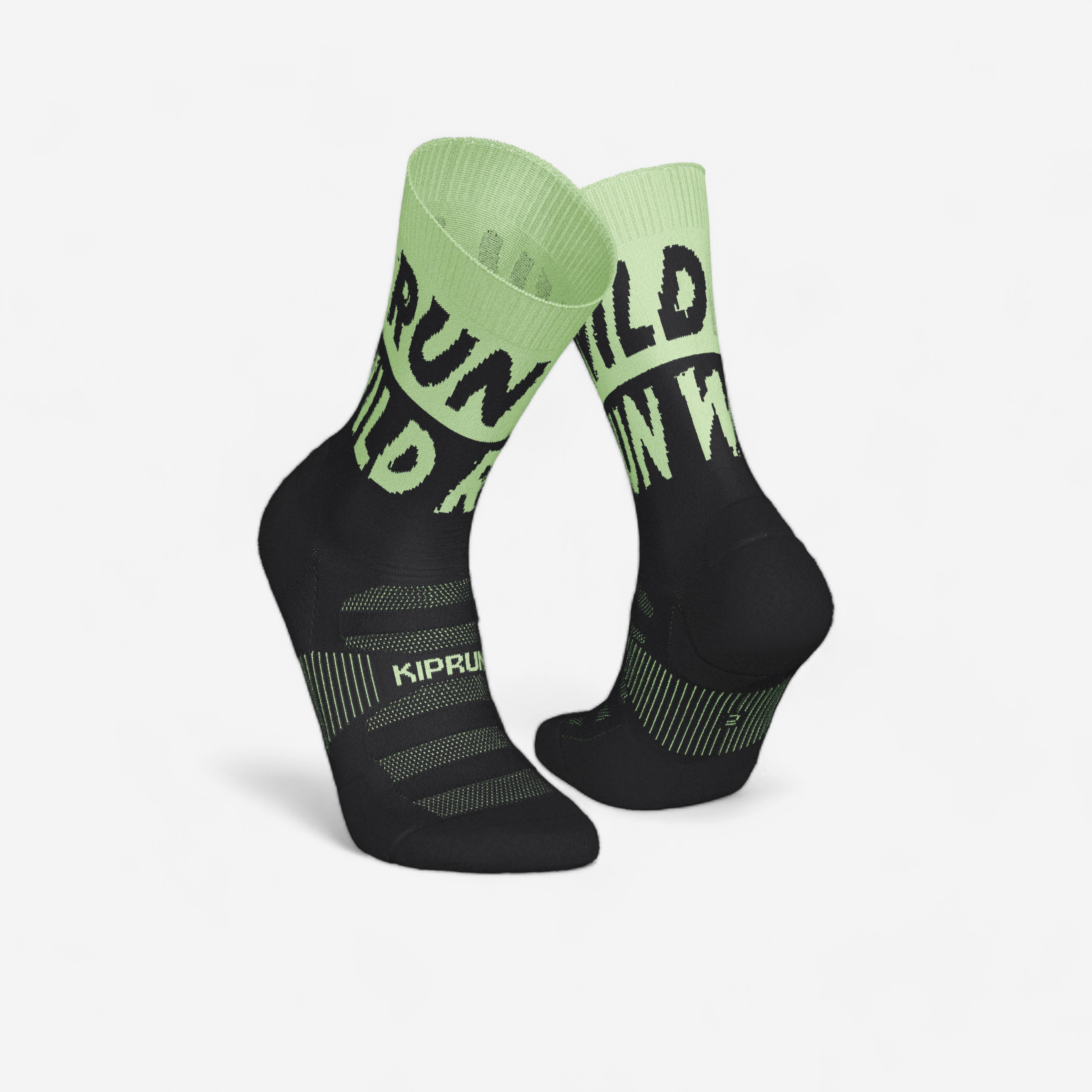 chaussettes de running run900 epaisses mi-mollet - kiprun