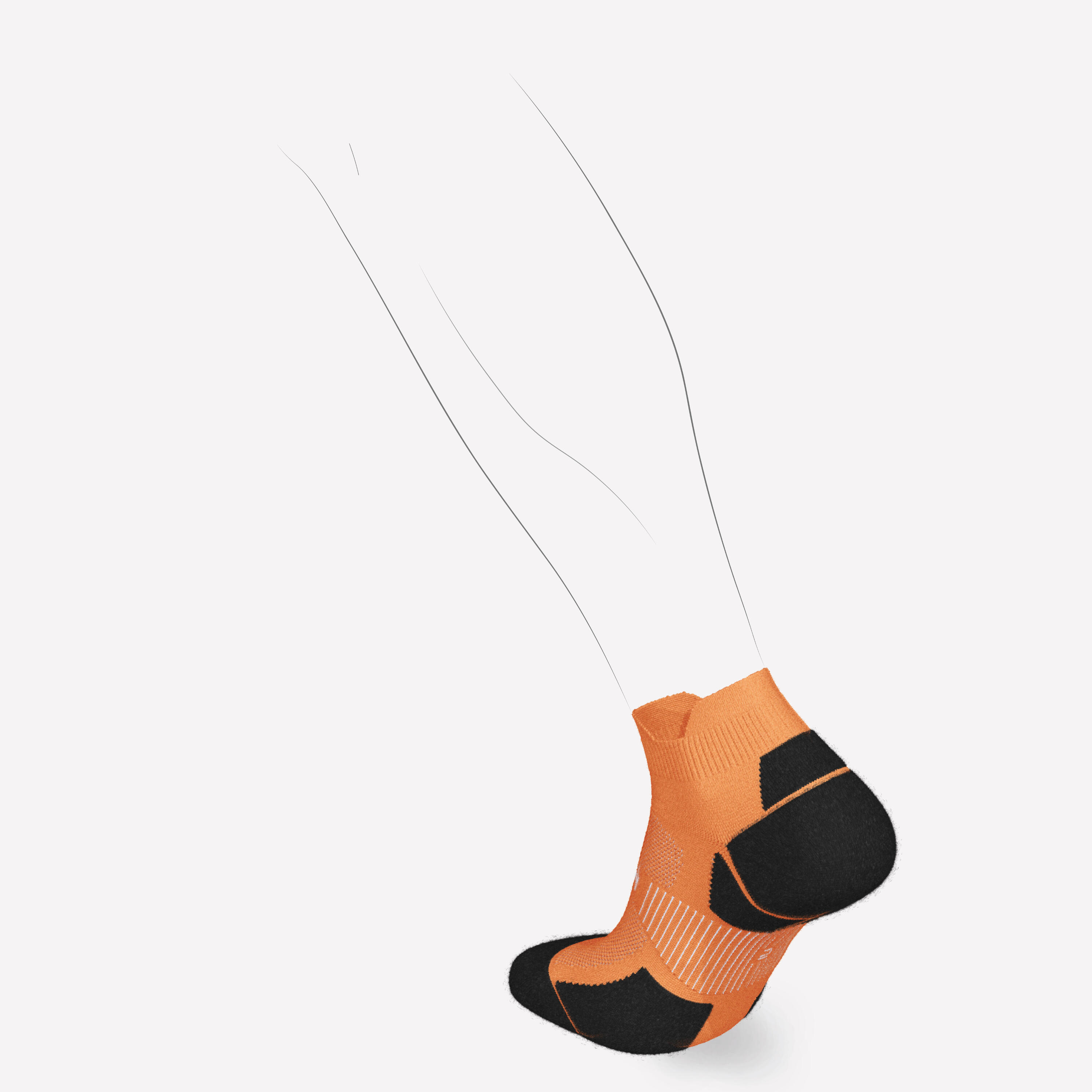 RUN900 THIN INVISIBLE RUNNING SOCKS KIPRUN | Decathlon