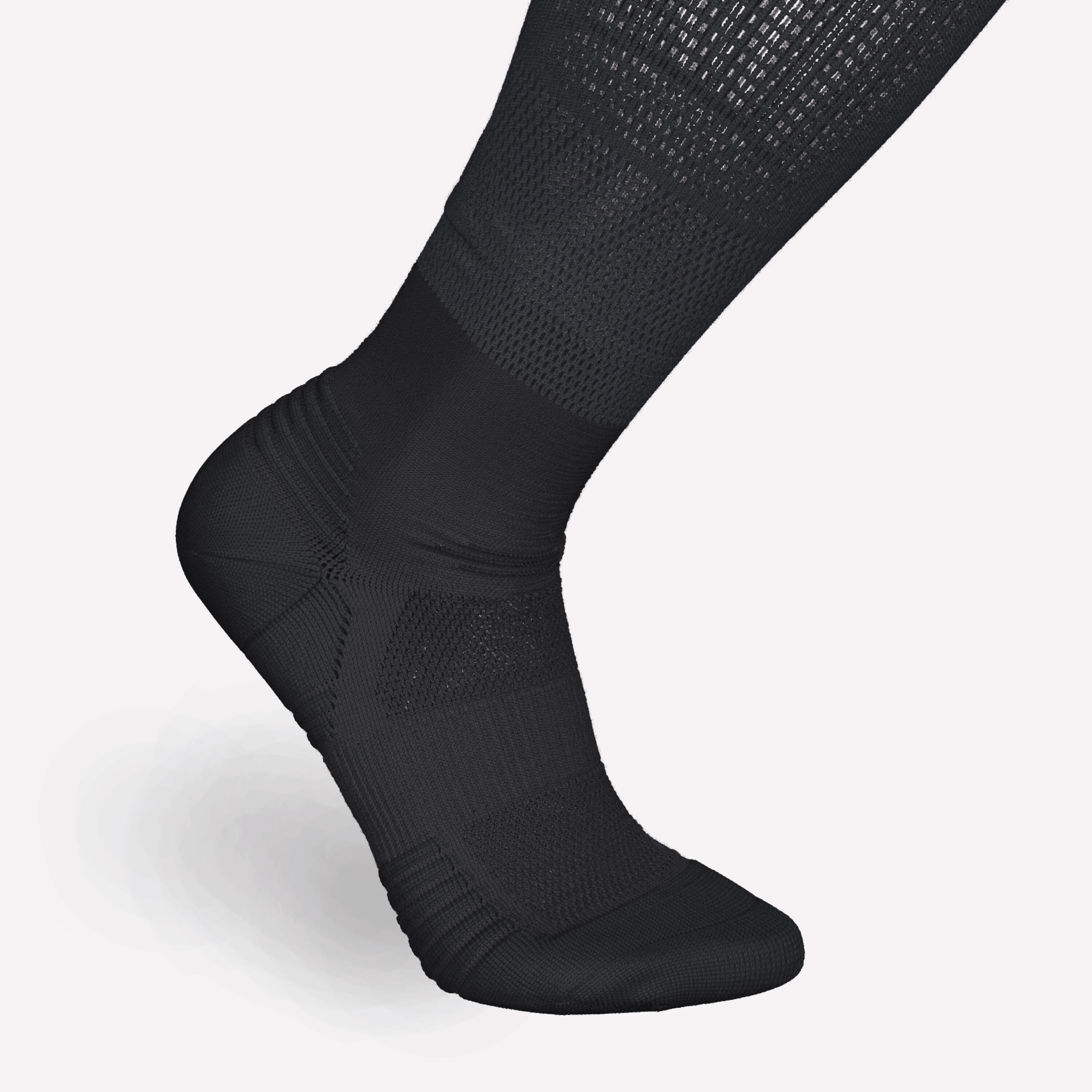 KIPRUN 500 Running compression socks - black 5/6