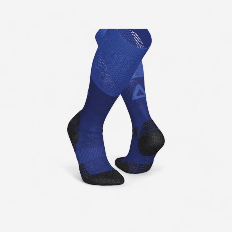 Chaussettes de compression running KIPRUN 500 bleues