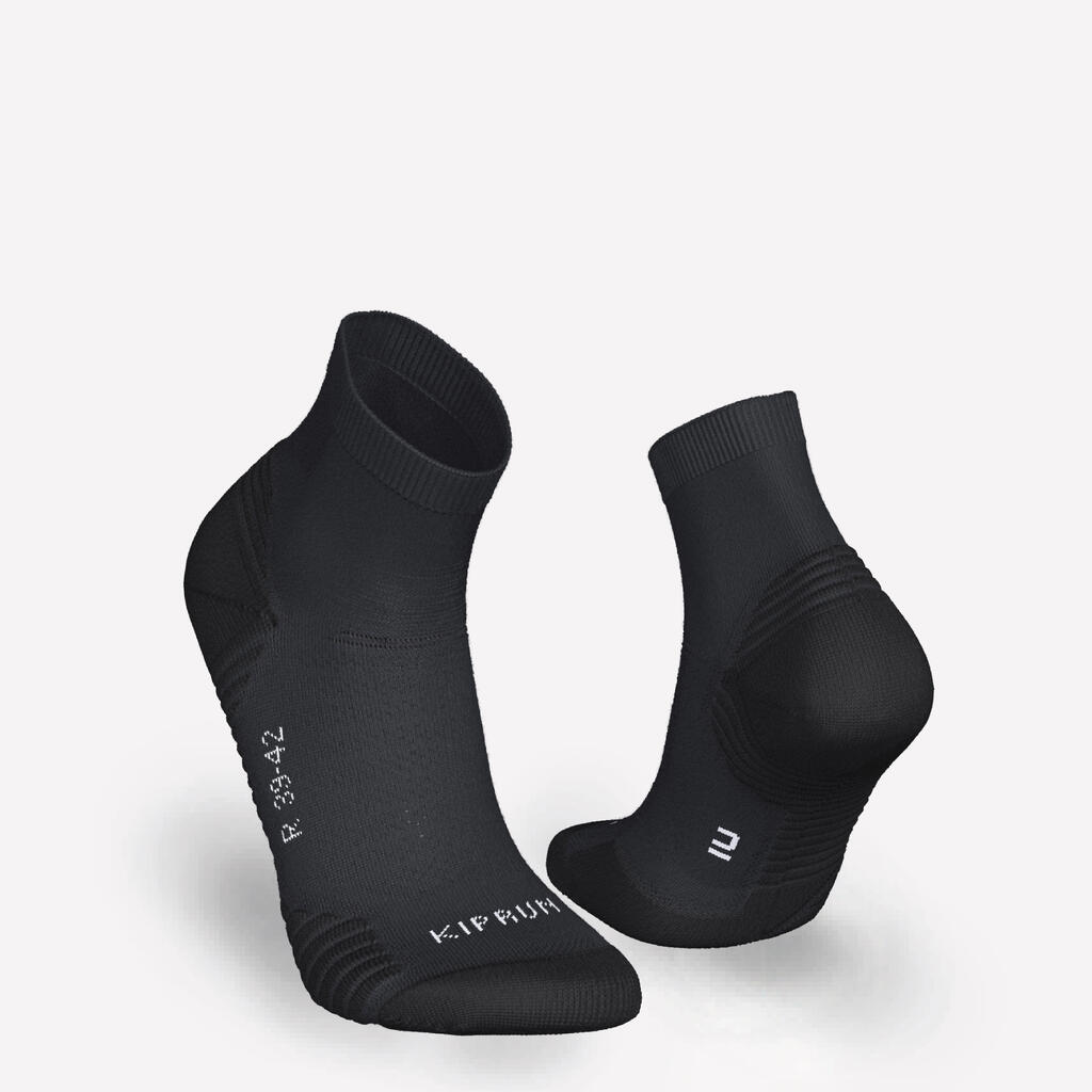 Calcetines de running gruesos medios RUN500 (2 pares)