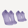 Running Socks Run500 Invisible Thin - Pack of 2 - Lavender