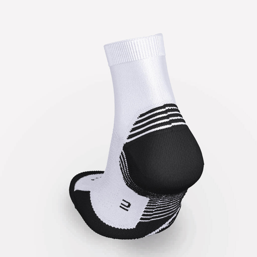 Lot de 2 paires de chaussettes de running run500 epaisses mid