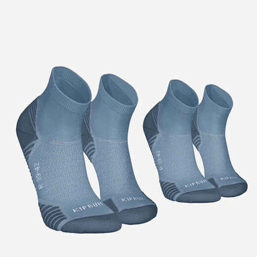 
      PACK OF 2 PAIRS OF RUN 500 THICK MID RUNNING SOCKS
  