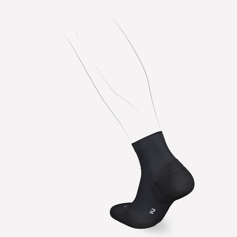 PACK OF 2 PAIRS OF RUN 500 THICK MID RUNNING SOCKS