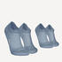 Running Socks Run500 Invisible & Thin - Pack of 2 - Grey