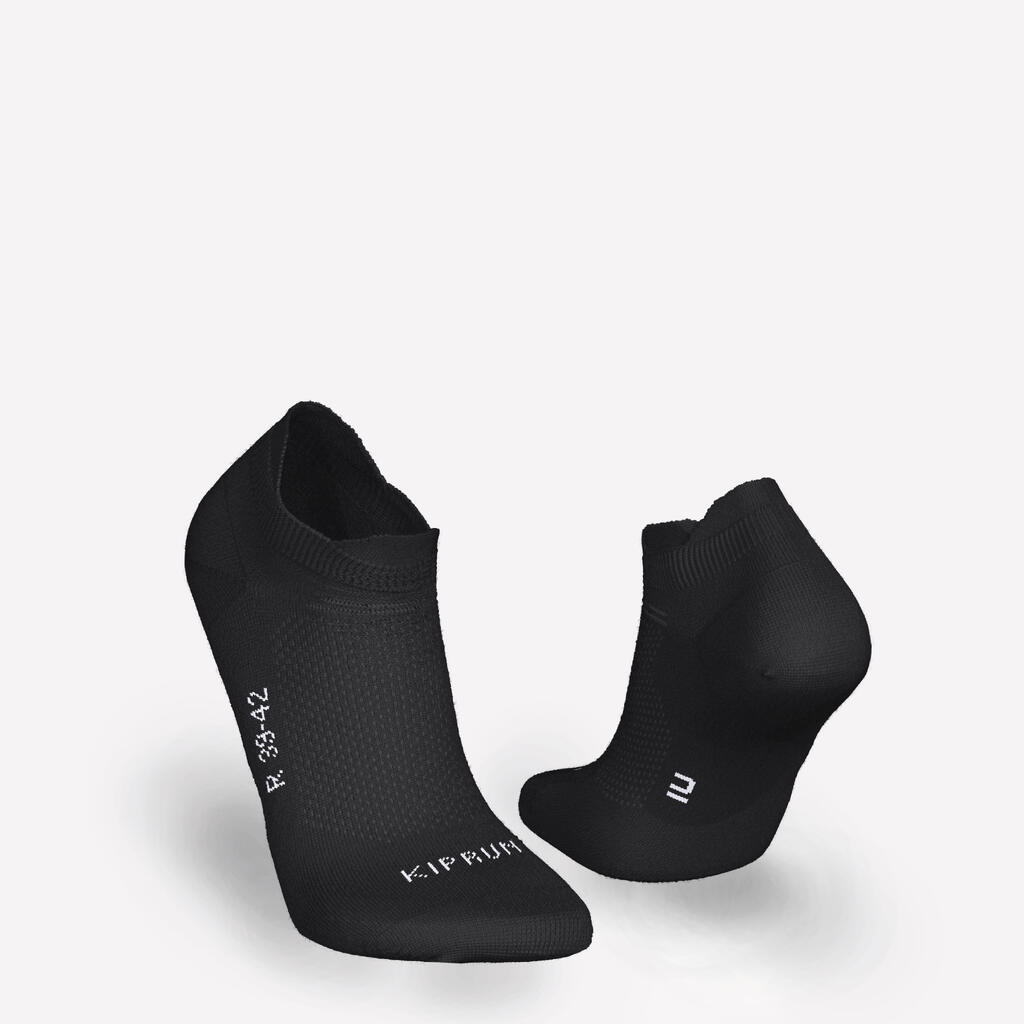 Calcetines de running invisibles y delgados 2 pares RUN500 