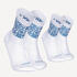 Running socks Run500 Thick and Mid-Calf - Pack of 2 - White