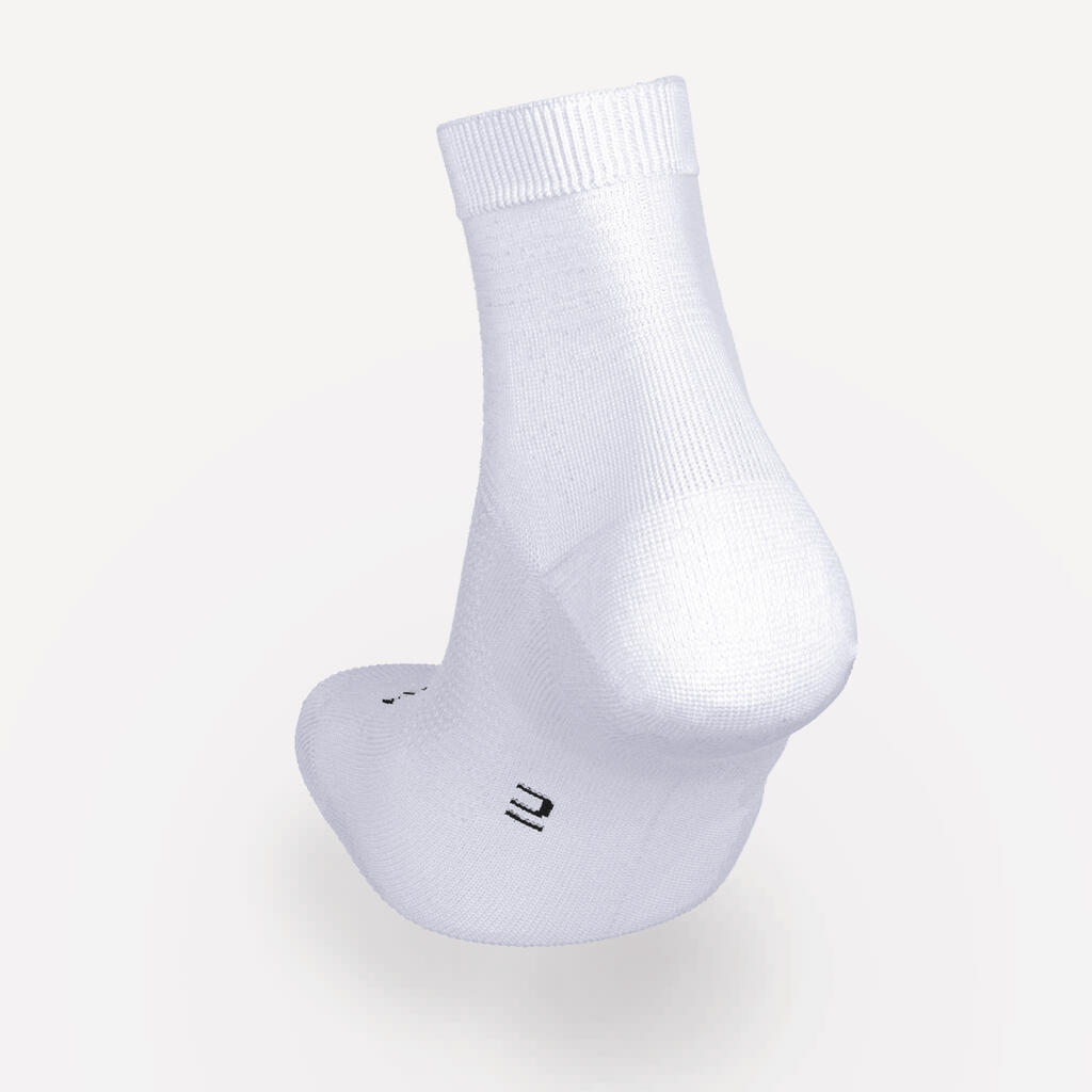 Calcetines de running finos y medianos Run500, juego de 2 pares