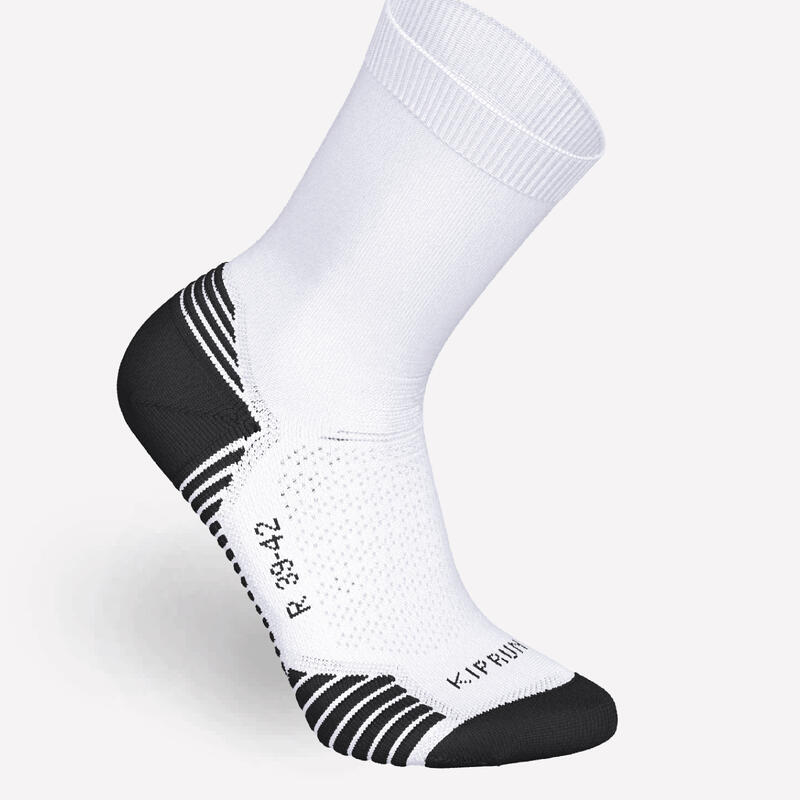 Běžecké střední ponožky Run 500 silné 2 páry