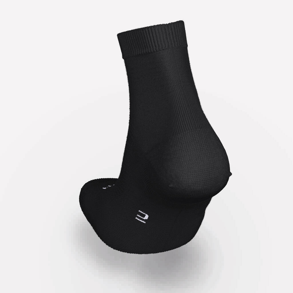 Lot de 2 paires de chaussettes de running run500 fines mid