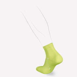 PACK OF 2 PAIRS OF RUN500 FINE CREW RUNNING SOCKS