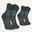 PACK OF 2 PAIRS OF RUN500 THICK MID-CALF RUNNING SOCKS