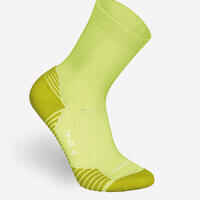 PACK OF 2 PAIRS OF RUN500 THICK MID-CALF RUNNING SOCKS