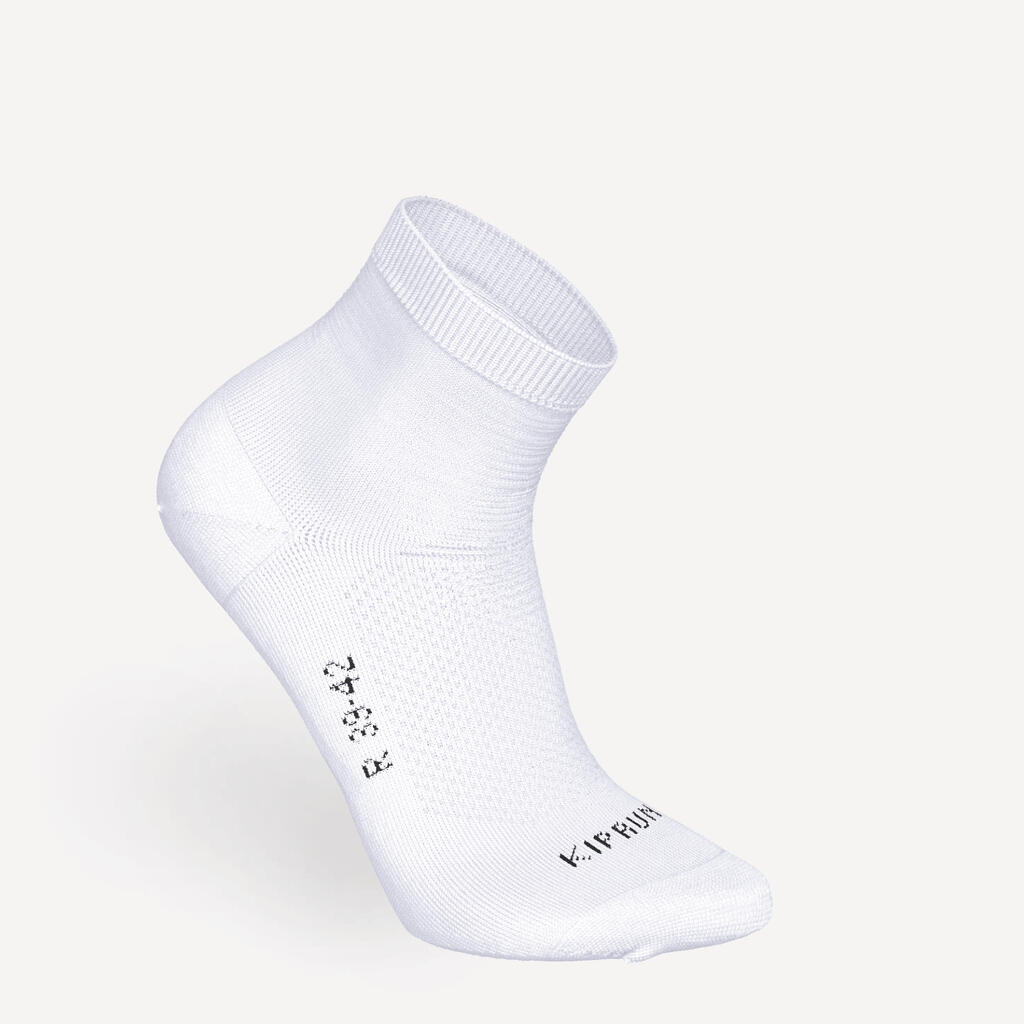 Calcetines de running finos y medianos Run500, juego de 2 pares